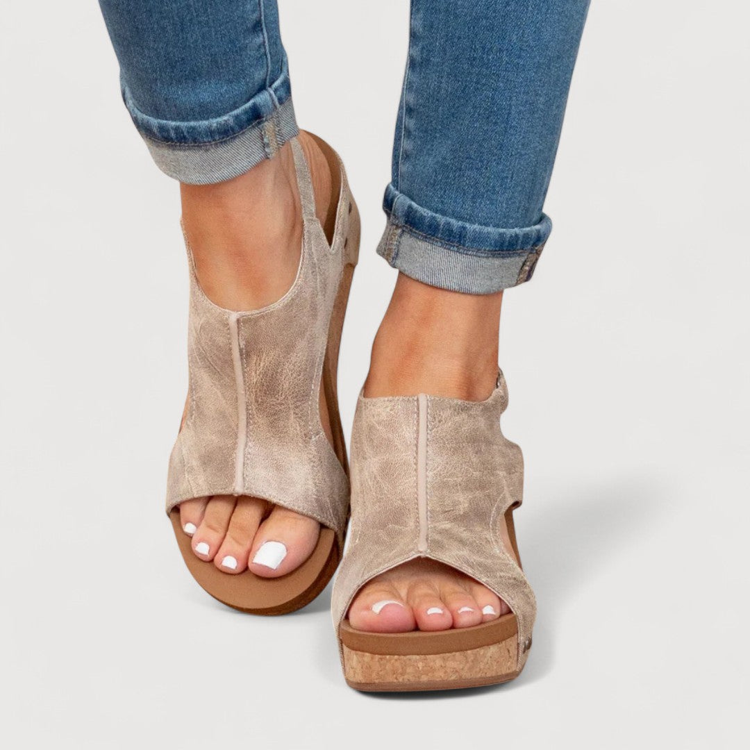 Adelina | Sandalias Con Cuña