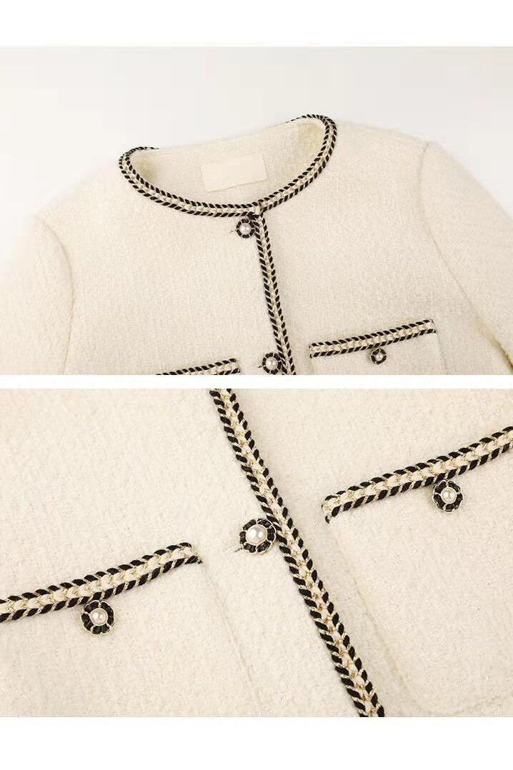 Victoria | Chaqueta De Tweed Bordada