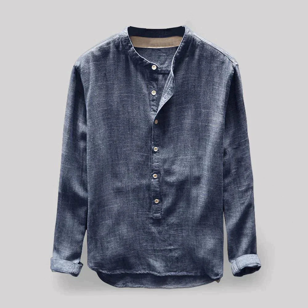 Gavi - Blusa clásica Oxford para hombre