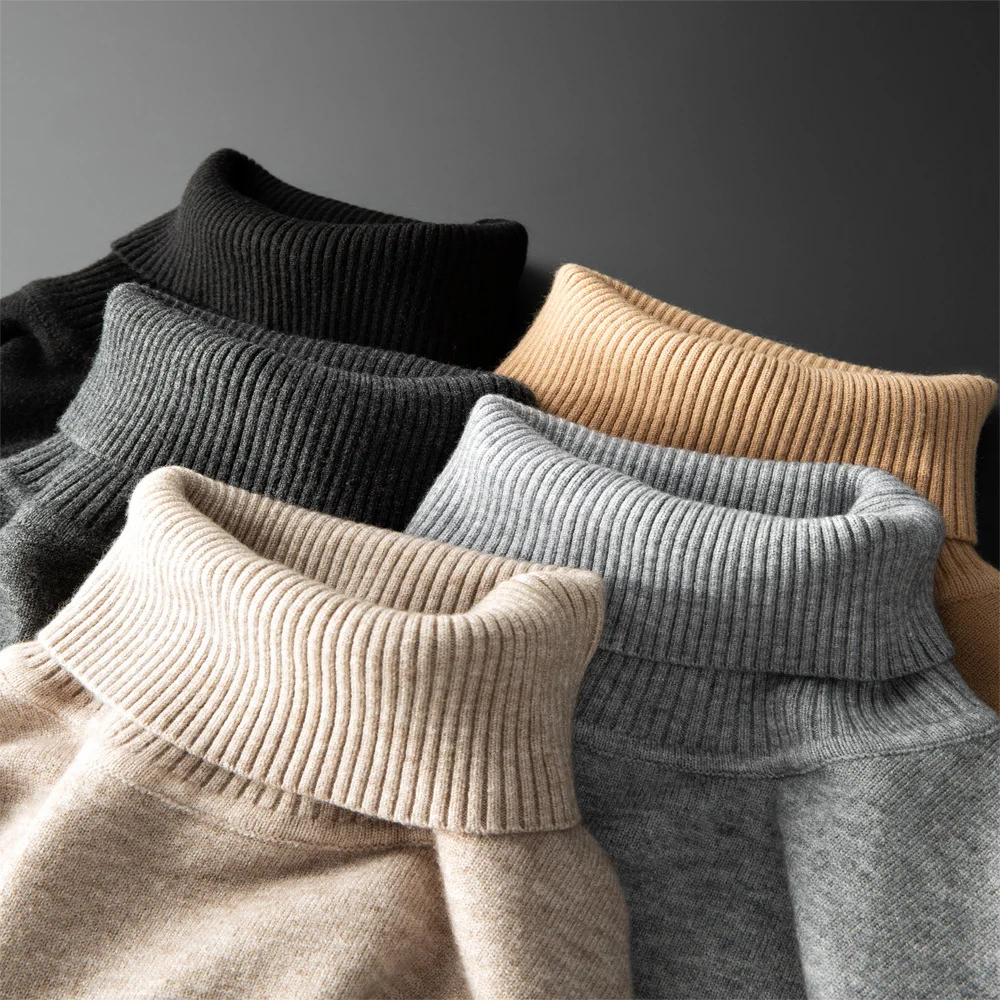 Harland Nanosilk - Suéter Cuello Alto Merino
