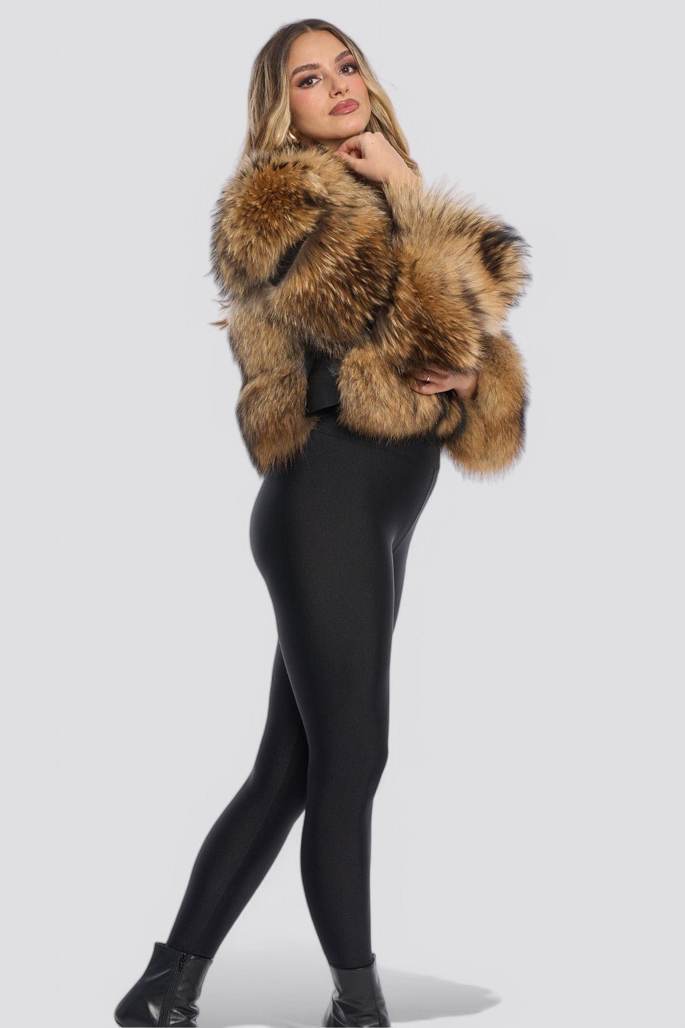 Livia | Abrigo corto de pelo de lujo