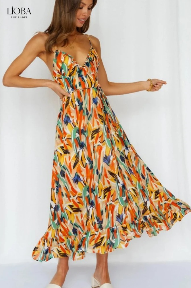 Lioba | Colorido Vestido De Verano