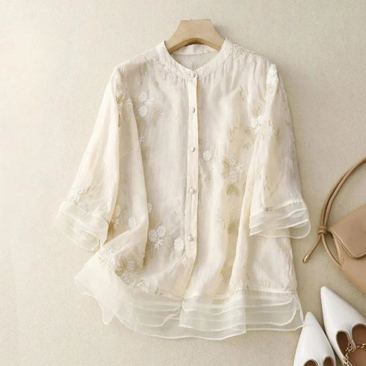 Mariella - Blusa Bordada