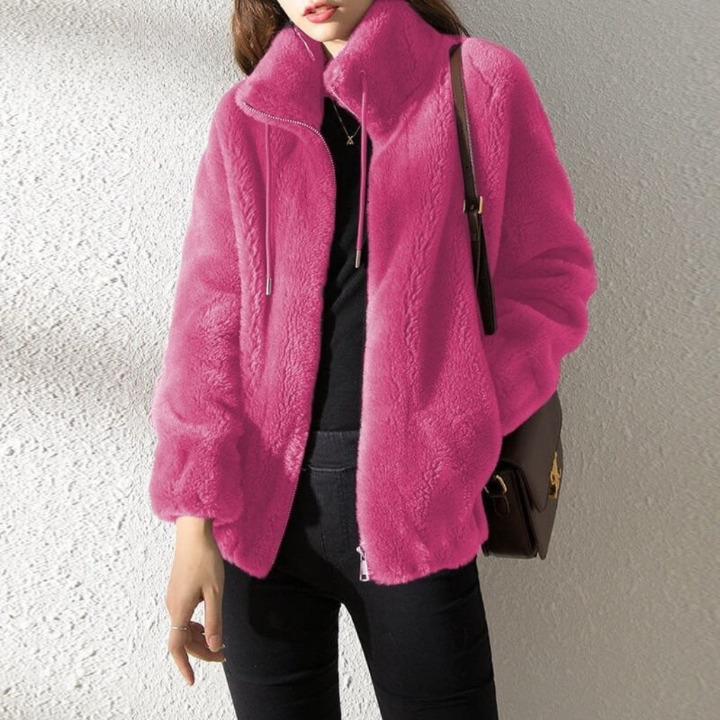 Fluffy Chaqueta Polar de Doble Cara