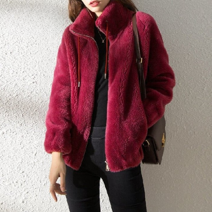 Fluffy Chaqueta Polar de Doble Cara