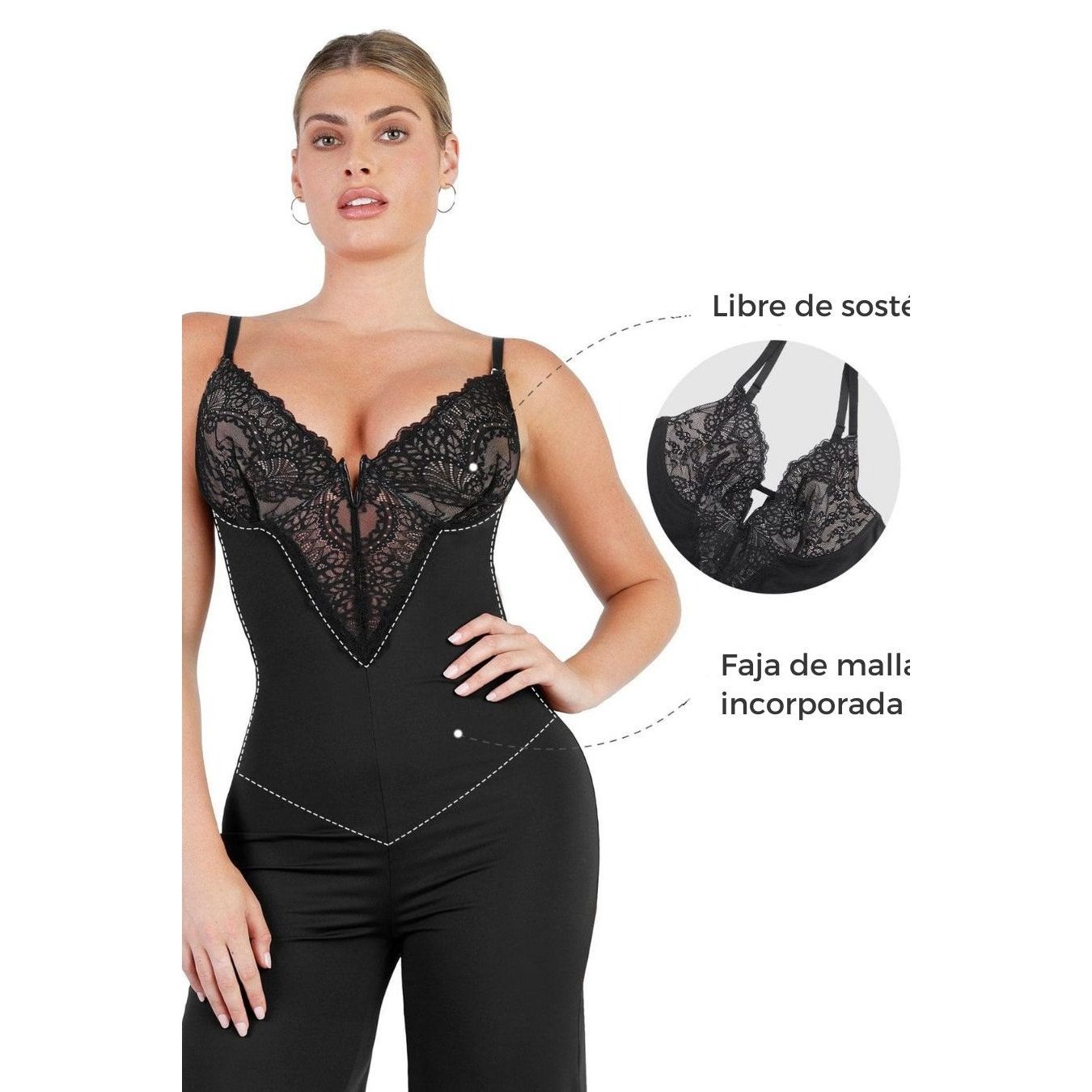 Mono Dentelle - Vestido de Lujo con Shapewear