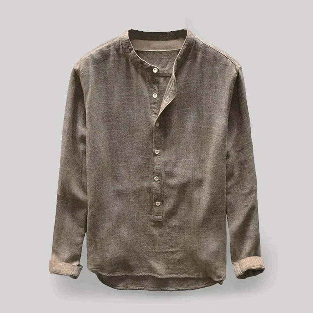 Gavi - Blusa clásica Oxford para hombre