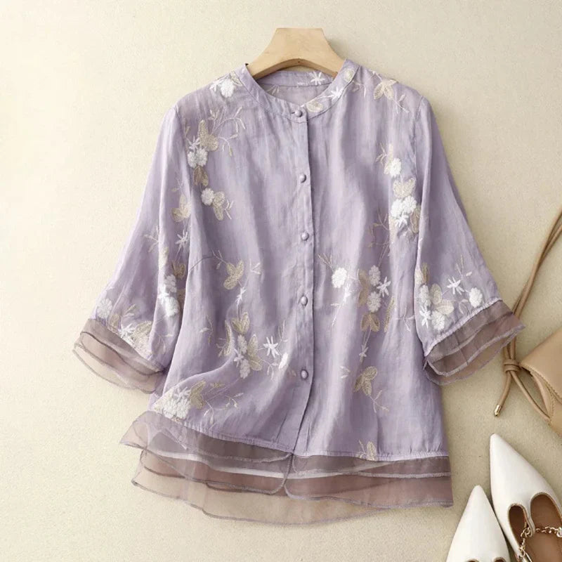 Mariella - Blusa Bordada