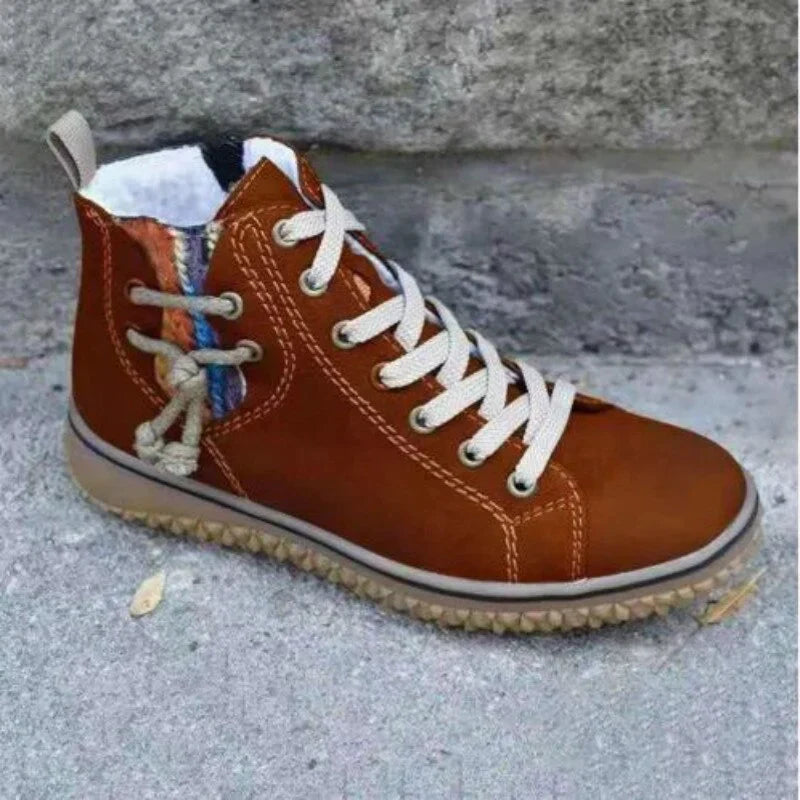 Elvera - Botas De Piel De Inspiración Vintage