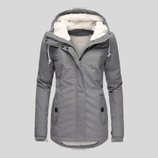 Ella - Chaqueta Cálida De Invierno De Sherpa Para Mujer