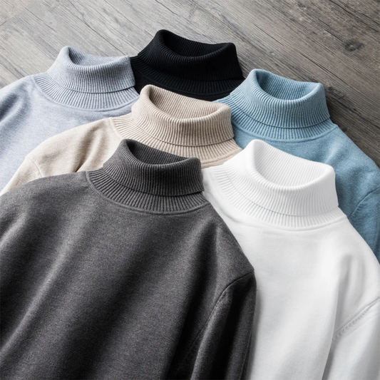Harland Nanosilk - Suéter Cuello Alto Merino