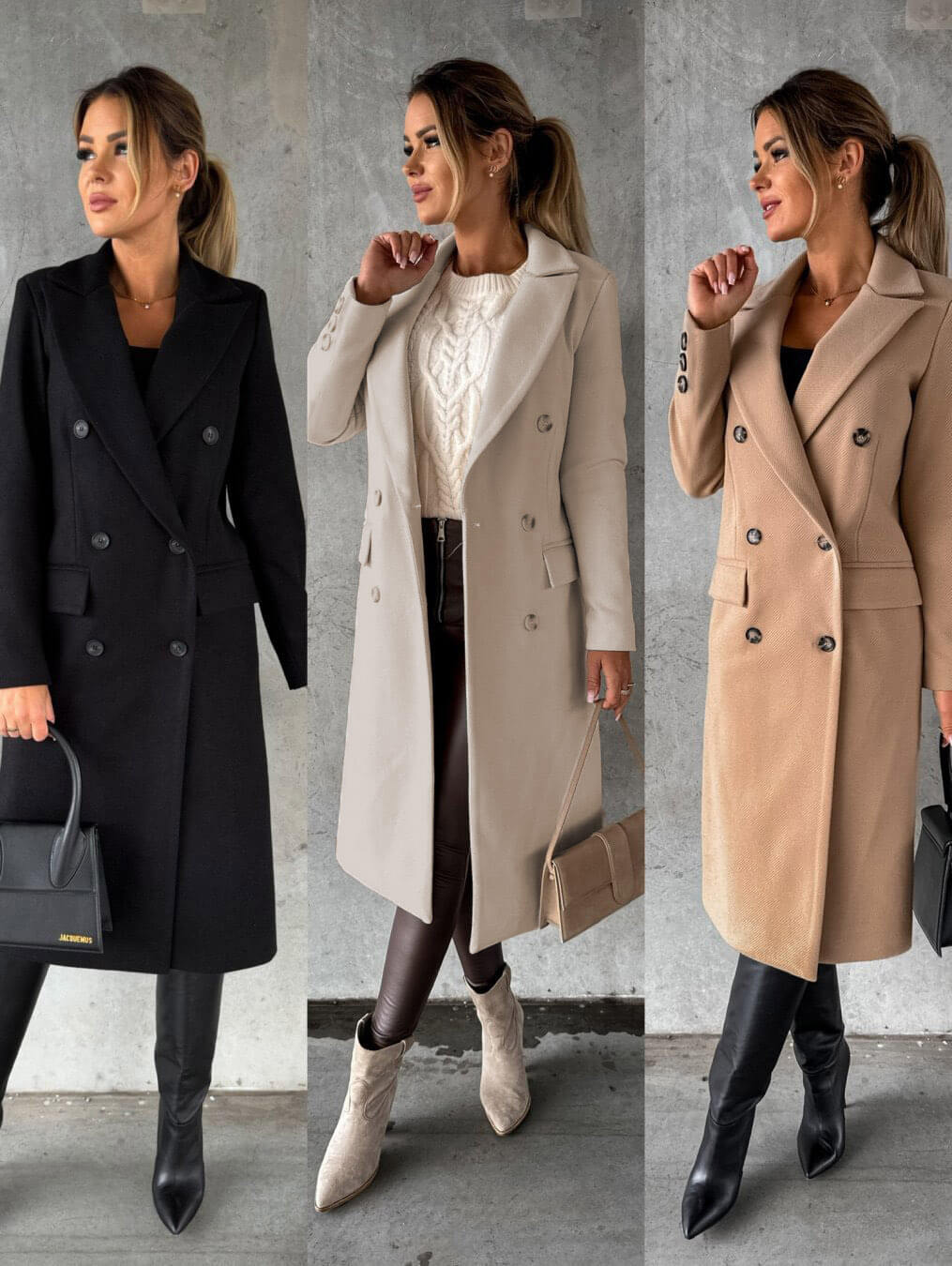 Chaqueta De Invierno Revers Para Mujer